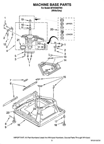 Diagram for MTW5900TW0