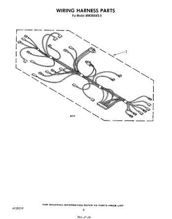 Diagram for MW3600XS0