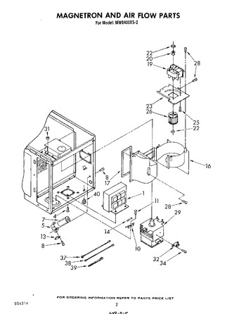 Diagram for MW8400XS2