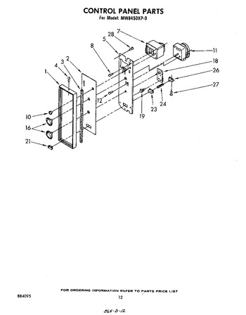 Diagram for MW8450XP0