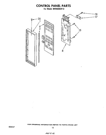 Diagram for MW8500XP0