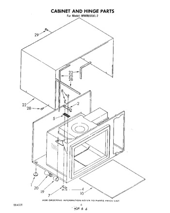 Diagram for MW8550XL2