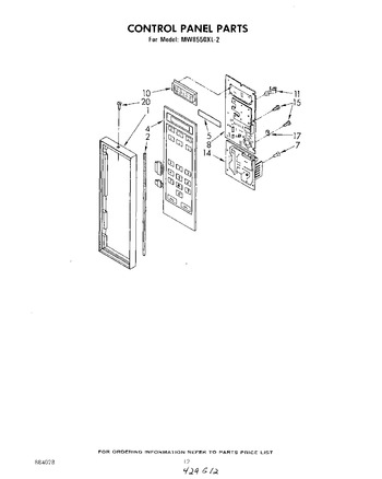 Diagram for MW8550XL2