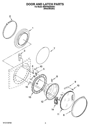 Diagram for MWFW8500SR01