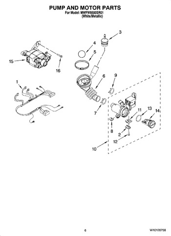 Diagram for MWFW8500SR01