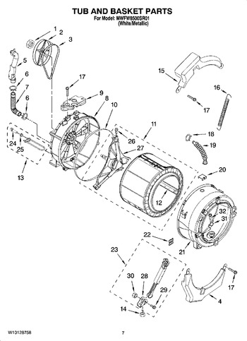 Diagram for MWFW8500SR01