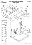 Diagram for 01 - Top And Console Parts