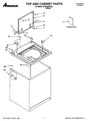 Diagram for NTW5245TQ0