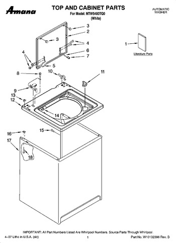 Diagram for NTW5400TQ0