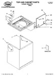 Diagram for 01 - Top And Cabinet Parts