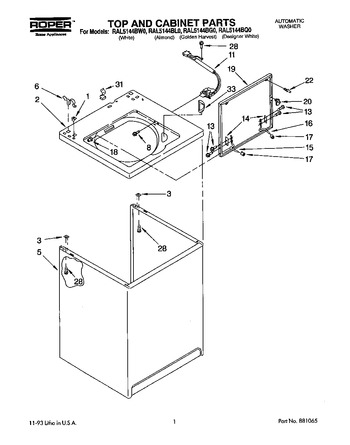 Diagram for RAL5144BW0