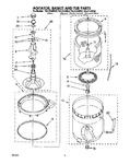 Diagram for 04 - Agitator, Basket And Tub