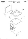 Diagram for 01 - Top And Cabinet, Lit/optional