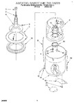 Diagram for 03 - Agitator, Basket And Tub