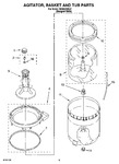 Diagram for 03 - Agitator, Basket And Tub Parts