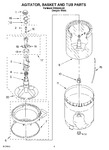 Diagram for 03 - Agitator, Basket And Tub Parts