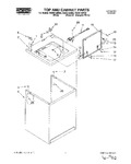 Diagram for 01 - Top And Cabinet