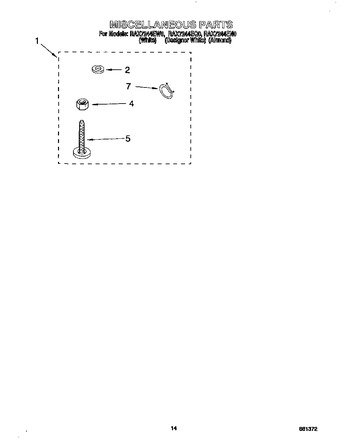 Diagram for RAX7244EW0