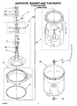 Diagram for 03 - Agitator, Basket And Tub Parts