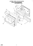 Diagram for 04 - Upper Oven Door