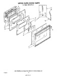 Diagram for 05 - Upper Oven Door