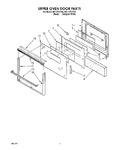 Diagram for 04 - Upper Oven Door