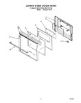 Diagram for 05 - Lower Oven Door