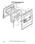 Diagram for 05 - Upper Oven Door