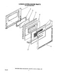 Diagram for 06 - Lower Oven Door