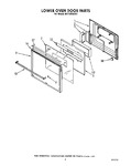 Diagram for 06 - Lower Oven Door