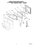 Diagram for 04 - Upper Oven Door Parts