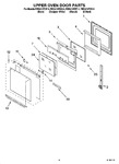 Diagram for 04 - Upper Oven Door Parts