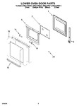 Diagram for 03 - Lower Oven Door Parts