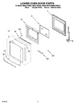 Diagram for 03 - Lower Oven Door Parts