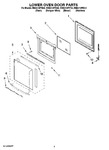 Diagram for 03 - Lower Oven Door Parts