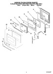 Diagram for 04 - Upper Oven Door Parts