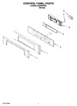 Diagram for 05 - Control Panel Parts