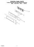 Diagram for 02 - Control Panel Parts