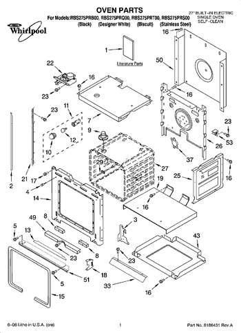 Diagram for RBS275PRT00