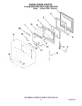 Diagram for 03 - Oven Door Parts