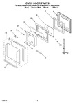 Diagram for 02 - Oven Door Parts