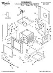 Diagram for 01 - Oven Parts