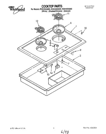 Diagram for RC8100XAN0