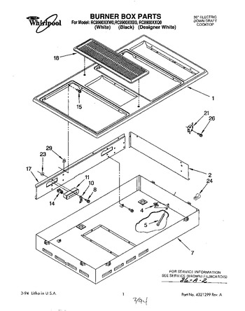 Diagram for RC8900XXW0