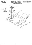 Diagram for 01 - Cooktop Parts