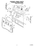 Diagram for 02 - Control Panel Parts