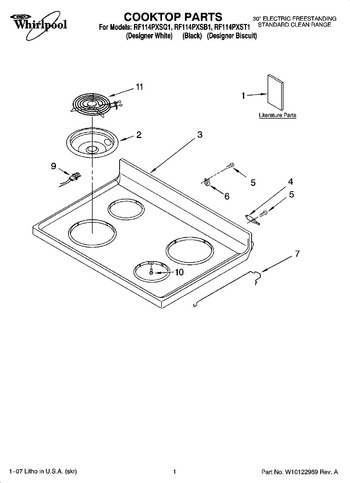 Diagram for RF114PXSB1