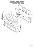 Diagram for 02 - Control Panel Parts