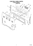 Diagram for 02 - Control Panel Parts