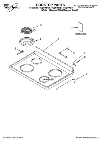 Diagram for RF261PXSW1